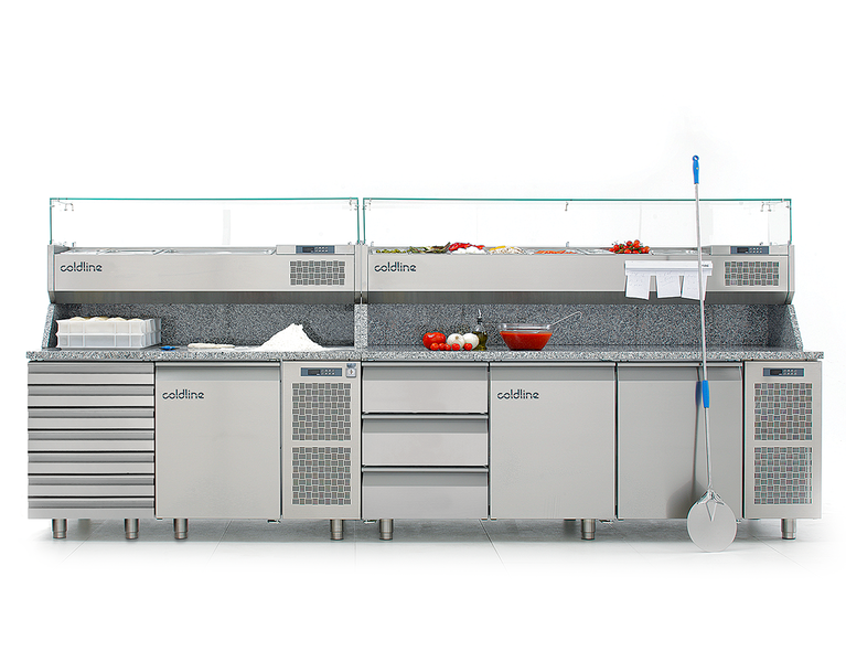 Vetrine porta ingredienti Coldline
