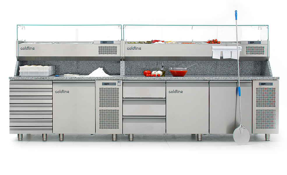 Vetrine porta ingredienti Coldline