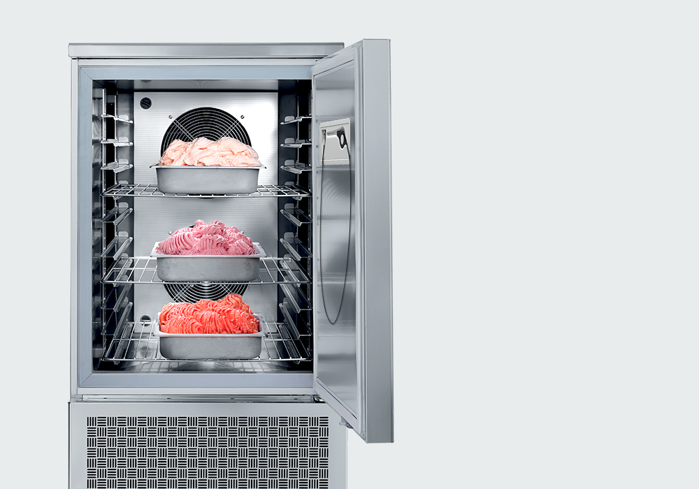 Abbattitore di temperatura multifunzione per gelateria modi coldline